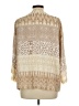 Ruby Rd. 100% Rayon Gold Kimono Size L - photo 2