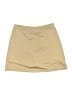 Ekouaer Solid Tan Casual Skirt Size M - photo 1