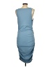 Shein Solid Blue Cocktail Dress Size L - photo 2