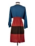LUCCA Color Block Blue Casual Dress Size S - photo 2