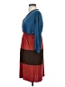 LUCCA Color Block Blue Casual Dress Size S - photo 5