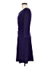 En Focus Solid Purple Cocktail Dress Size 6 - photo 5