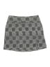 IZOD 100% Polyester Houndstooth Gray Casual Skirt Size 6 - photo 1