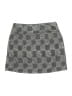 IZOD 100% Polyester Houndstooth Gray Casual Skirt Size 6 - photo 2