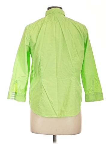 Lauren by Ralph Lauren 3/4 Sleeve Button-Down Shirt (view 2)