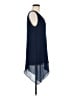 Soft Surroundings 100% Polyester Blue Sleeveless Blouse Size M - photo 4