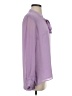 Acevog 100% Polyester Purple Long Sleeve Blouse Size S - photo 4