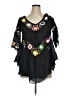 Assorted Brands Black 3/4 Sleeve Blouse Size M (estimated) - photo 1