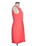 J.Crew 100% Polyester Solid Orange Casual Dress Size 6 - photo 4