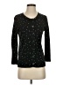Ann Taylor LOFT 100% Cotton Polka Dots Black Pullover Sweater Size S - photo 1