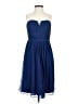 J.Crew 100% Silk Blue Cocktail Dress Size 2 - photo 1