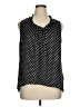 Rafaella Polka Dots Black Sleeveless Blouse Size XL - photo 1