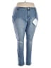 Refuge Color Block Blue Jeans Size 22W - photo 1