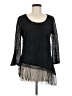 Melissa Paige Black 3/4 Sleeve Top Size M - photo 1