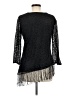 Melissa Paige Black 3/4 Sleeve Top Size M - photo 2