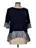 Pleione Blue 3/4 Sleeve Blouse Size L - photo 1