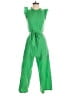 &merci Solid Green Jumpsuit Size S - photo 1