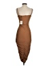 Superdown Solid Brown Cocktail Dress Size XS - photo 2