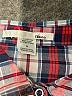 Ellison Plaid Red 3/4 Sleeve Button-Down Shirt Size M - photo 7