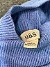 M&S Blue Turtleneck Sweater Size L - photo 7