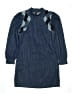 Chloé 100% Cotton Chevron-herringbone Blue Dress Size 14 - photo 1