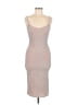 Almost Famous Metallic Silver Cocktail Dress Size M - photo 1