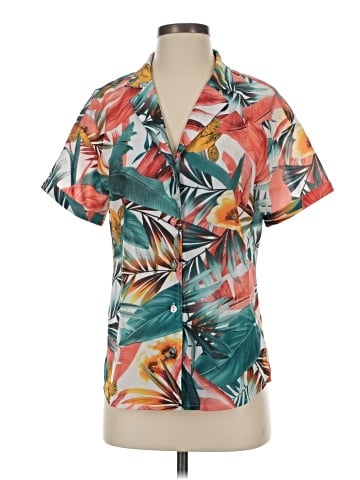 Allegra K Short Sleeve Blouse (view 1)