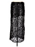 H&M Silver Black Formal Skirt Size L - photo 2