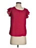 Haute Monde 100% Polyester Red Short Sleeve Blouse Size S - photo 1