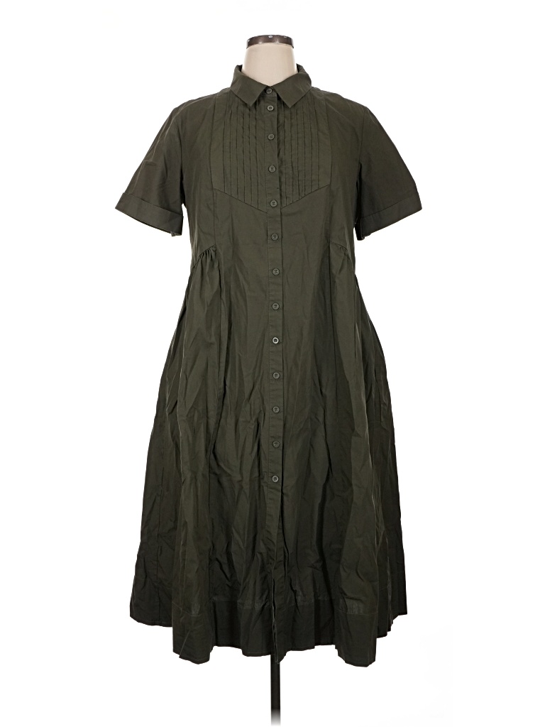 Pre-owned Assorted Brands Casual Dress In Green