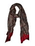 Unbranded Paisley Burgundy Scarf One size - photo 1