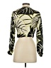 Zara Tropical Green 3/4 Sleeve Blouse Size S - photo 2