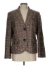 Gerry Weber Plaid Brown Blazer Size EU 42 / US 12 - photo 1