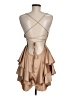 Shein Tan Cocktail Dress Size 6 - photo 2