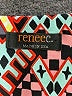 Renee C. 100% Polyester Print Orange Casual Dress Size L - photo 7