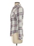 Kenar 100% Rayon Plaid Ivory Long Sleeve Button-Down Shirt Size XS - photo 5