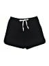 Three Dots Solid Black Athletic Shorts Size L - photo 1
