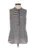 Banana Republic 100% Polyester Blue Sleeveless Blouse Size 0 - photo 1
