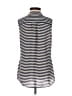 Banana Republic 100% Polyester Blue Sleeveless Blouse Size 0 - photo 2