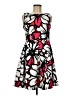 Taylor Print Red Cocktail Dress Size 6 - photo 1
