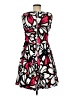 Taylor Print Red Cocktail Dress Size 6 - photo 2
