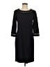 Talbots Black Casual Dress Size 6 - photo 1