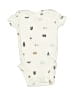 Carter's 100% Cotton Print Ivory Short Sleeve Onesie Size Newborn - photo 1
