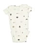 Carter's 100% Cotton Print Ivory Short Sleeve Onesie Size Newborn - photo 2