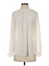 Ann Taylor LOFT 100% Polyester Ivory Long Sleeve Blouse Size S - photo 1