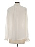 Ann Taylor LOFT 100% Polyester Ivory Long Sleeve Blouse Size S - photo 2