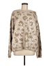 Vince Camuto Animal Print Tan Pullover Sweater Size M - photo 1