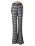 Shein Checkered-gingham Black Casual Pants Size S - photo 1