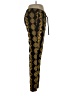 Assorted Brands Print Gold Casual Pants Size L - photo 4