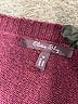 Olivia Sky Burgundy Pullover Sweater Size M - photo 7